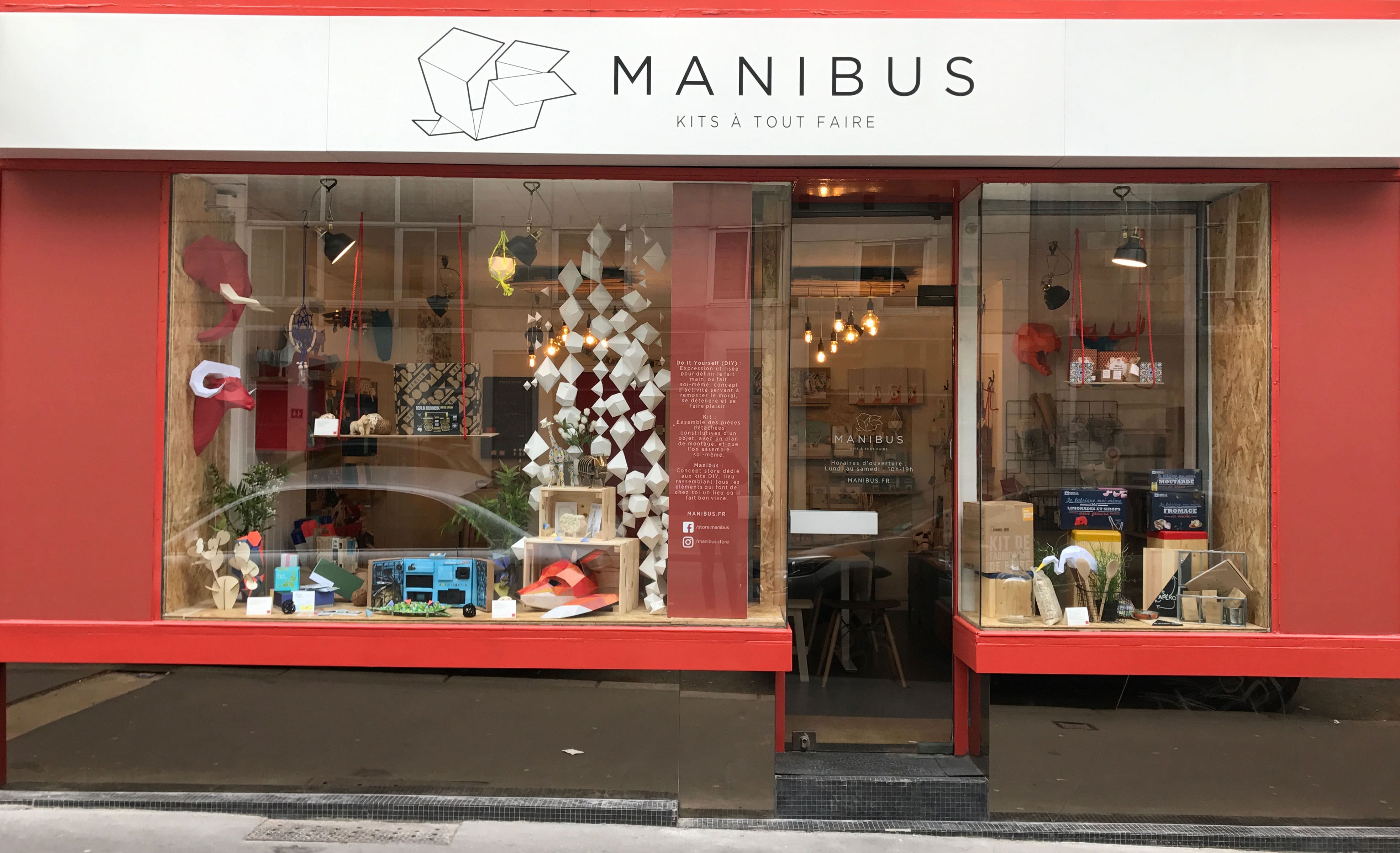 Photo de la devanture de la boutique Manibus Nantes
